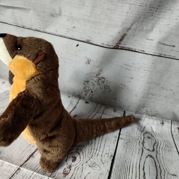 Wild Republic River Otter realistic Plush 10" Standing Stuffed Animal Toy - Picture 4 of 8